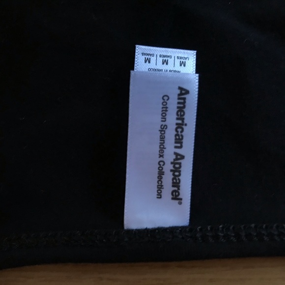 SR American Apparel long sleeve bodycross bodysuit - Picture 3 of 5